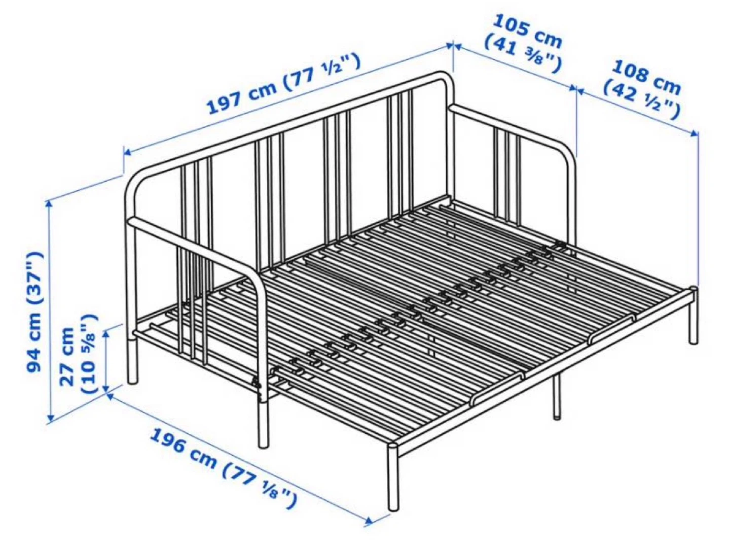 IKEA NEIDEN Daybed - Black - photo 2