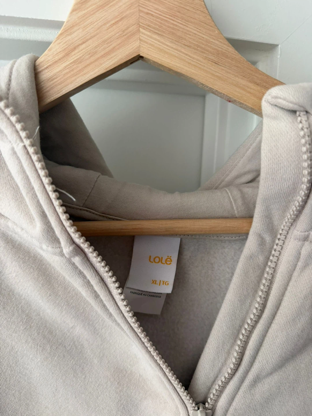 Lole Beige Half-Zip Hoodie - photo 3