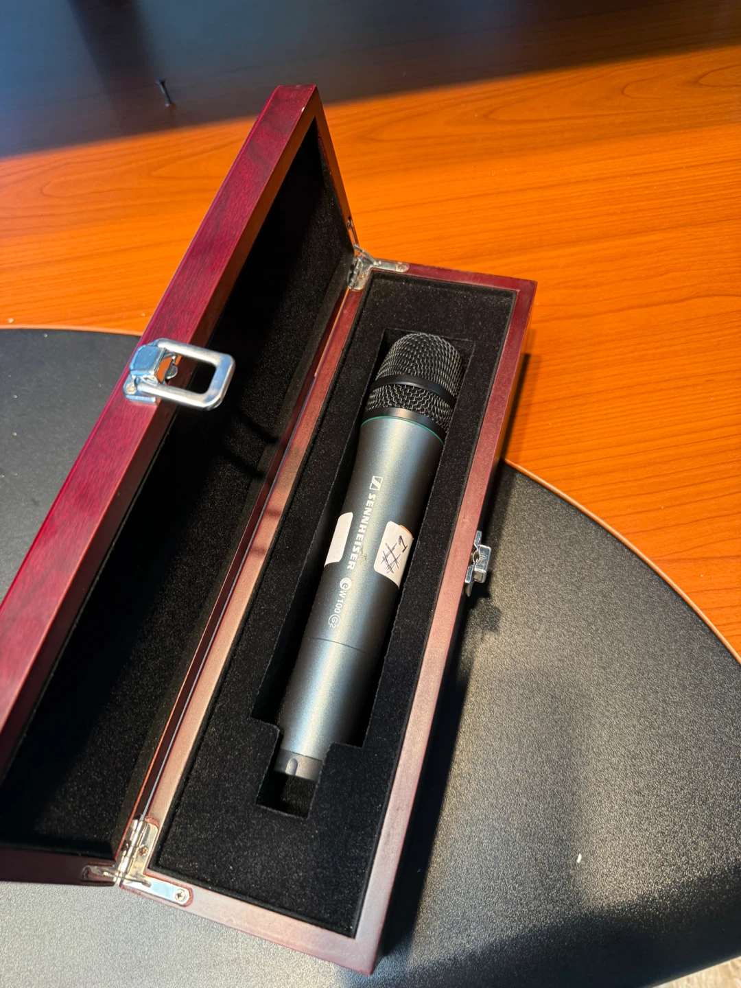 Studio Projects sennheiser Microphone with Wooden Case