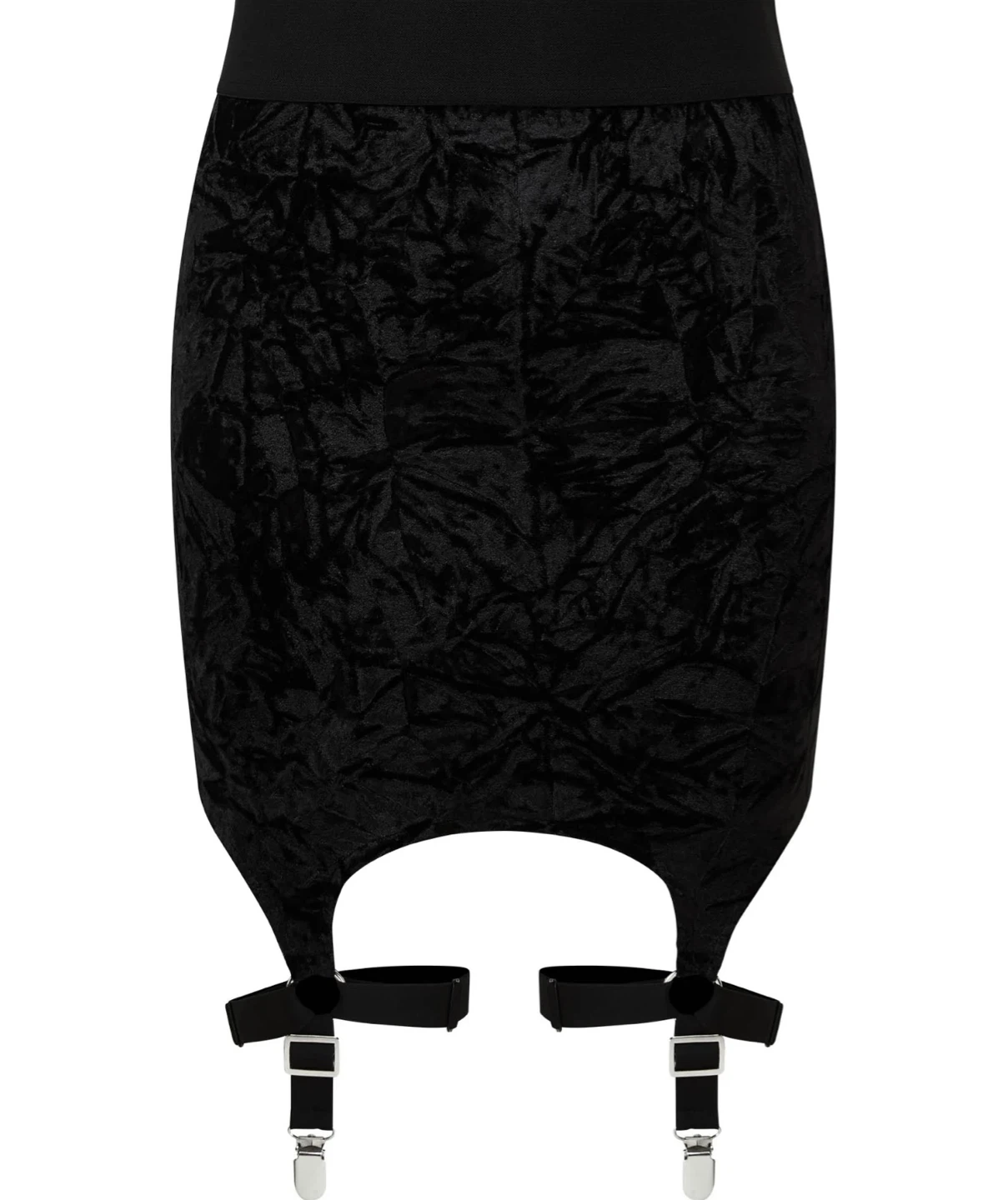 Killstar Black Velvet Garter Skirt - photo 3