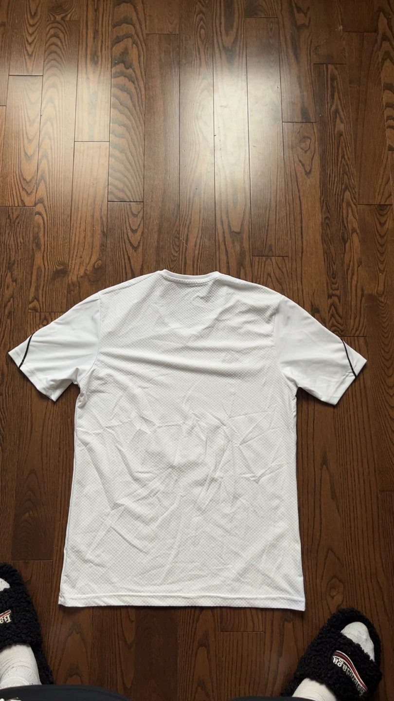Adidas White Slim Fit Short Sleeve T-Shirt Size S - photo 2