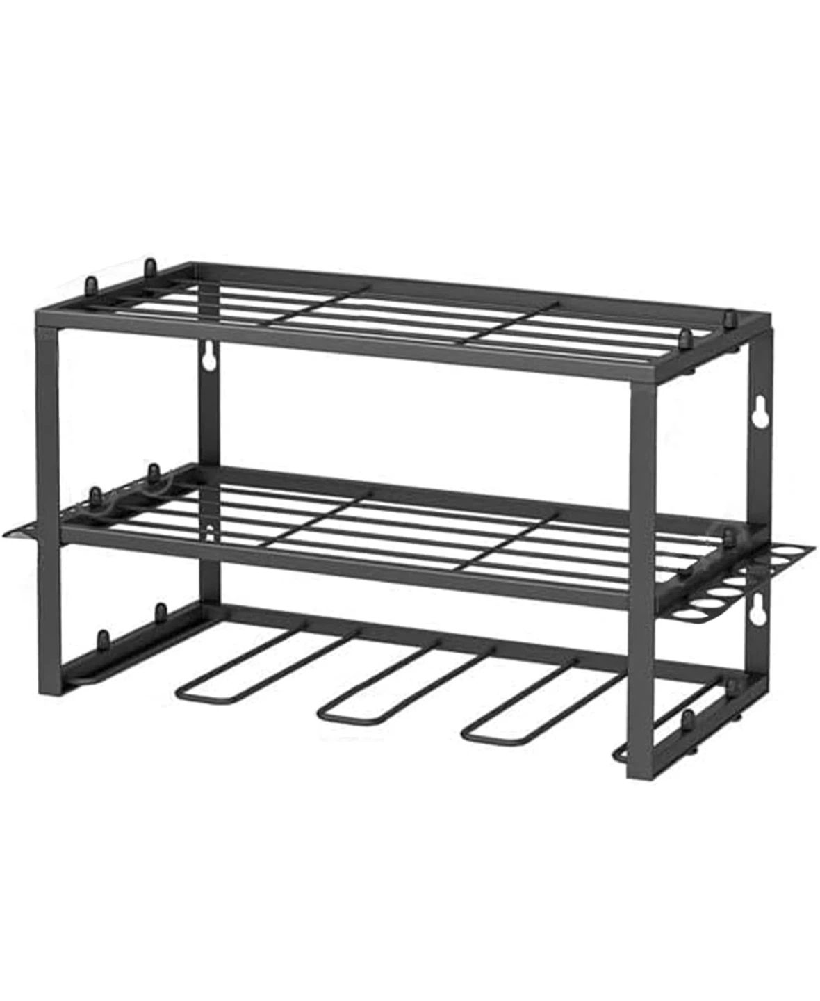 Metal Drill Bit and Tool Organizer Shelf