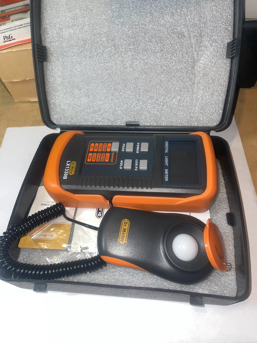 Dr. Meter LX1330B Digital Lux Meter with Case - photo 2