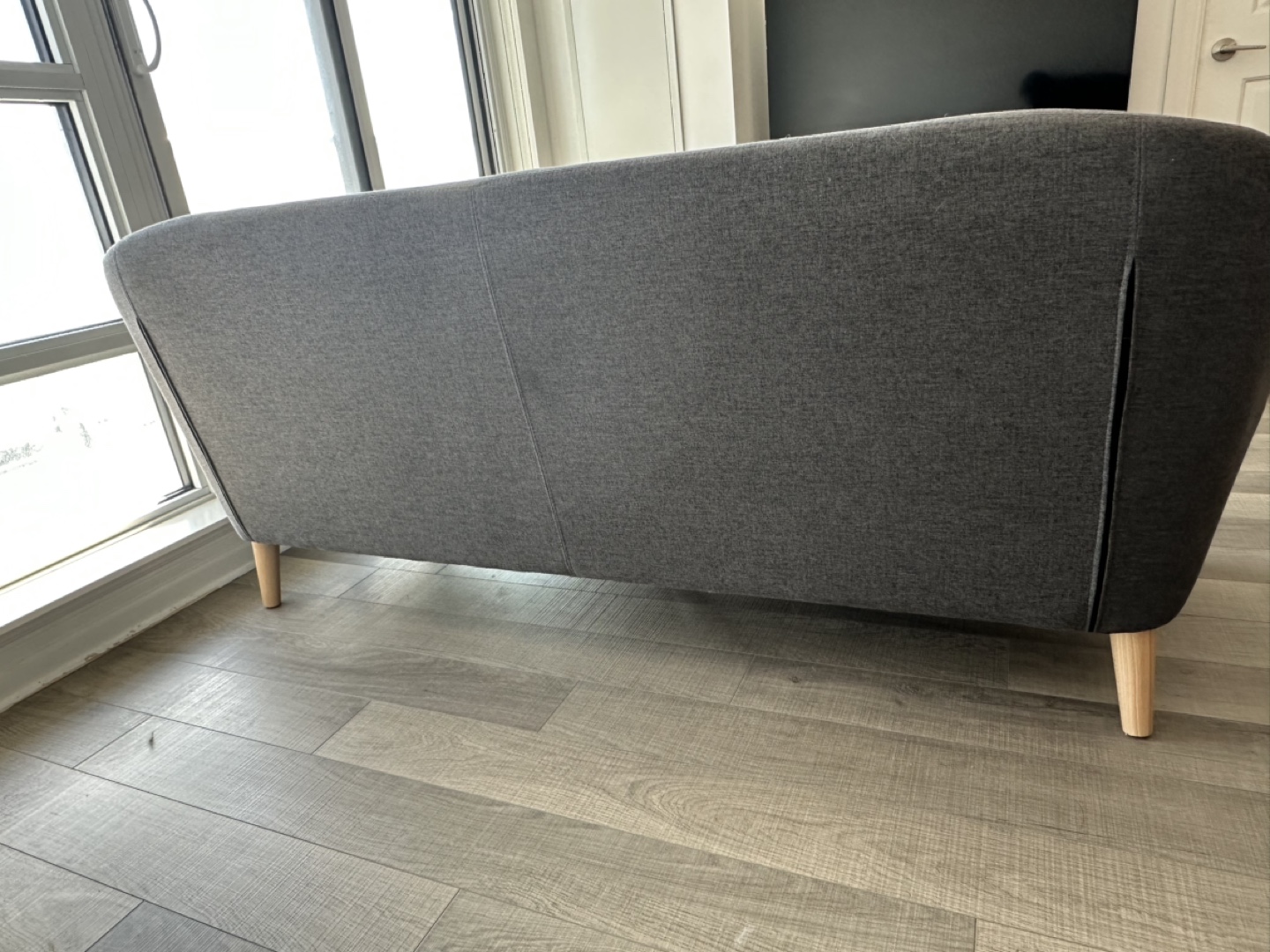Grey sofa w/ cushions - The Bricks - photo 4