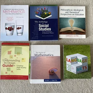Collection of 6 Bachelor of Education Textbooks