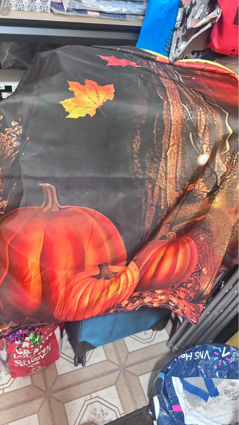 ⚽️Autumn Themed Fabric shower curtain - photo 3
