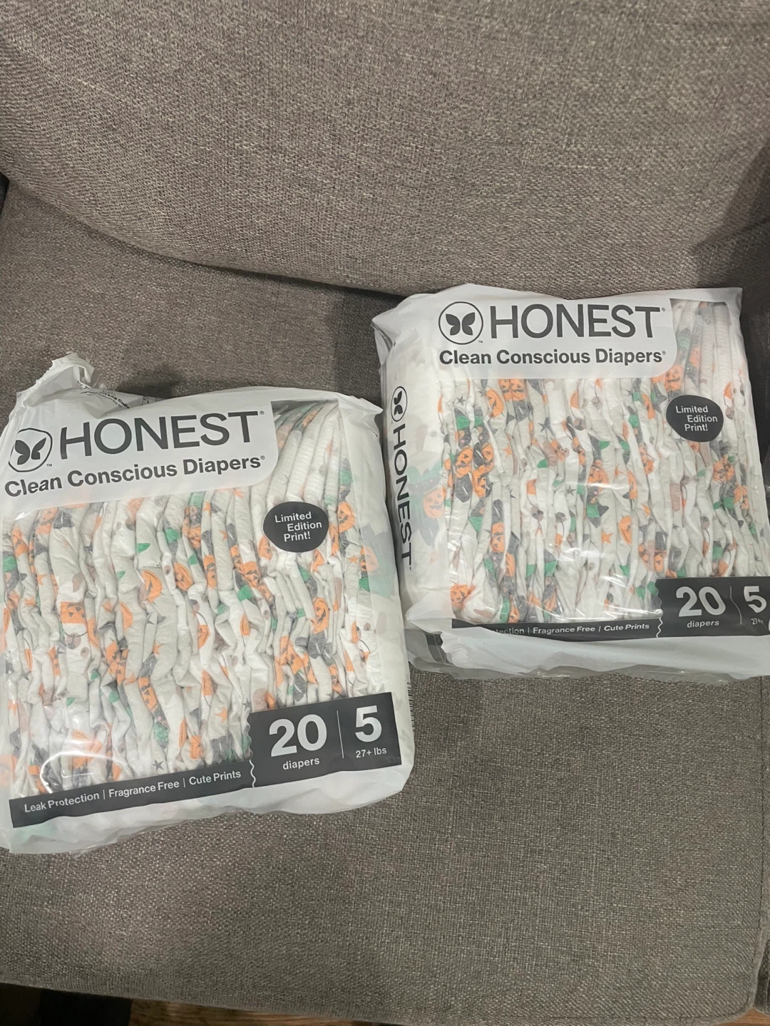 Honest Size 5 Diapers ⚽️