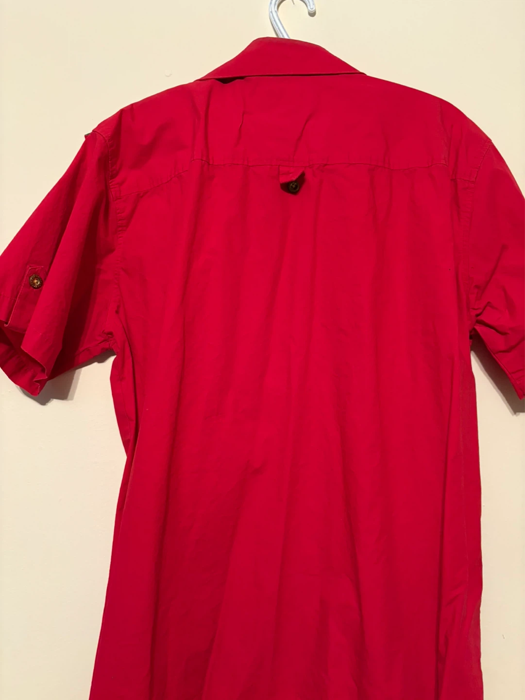⚽️Ablanche Red Short Sleeve Button-Up Shirt 2XL - photo 5