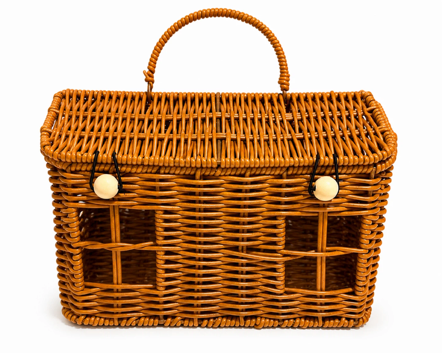 House-shaped Wicker Basket