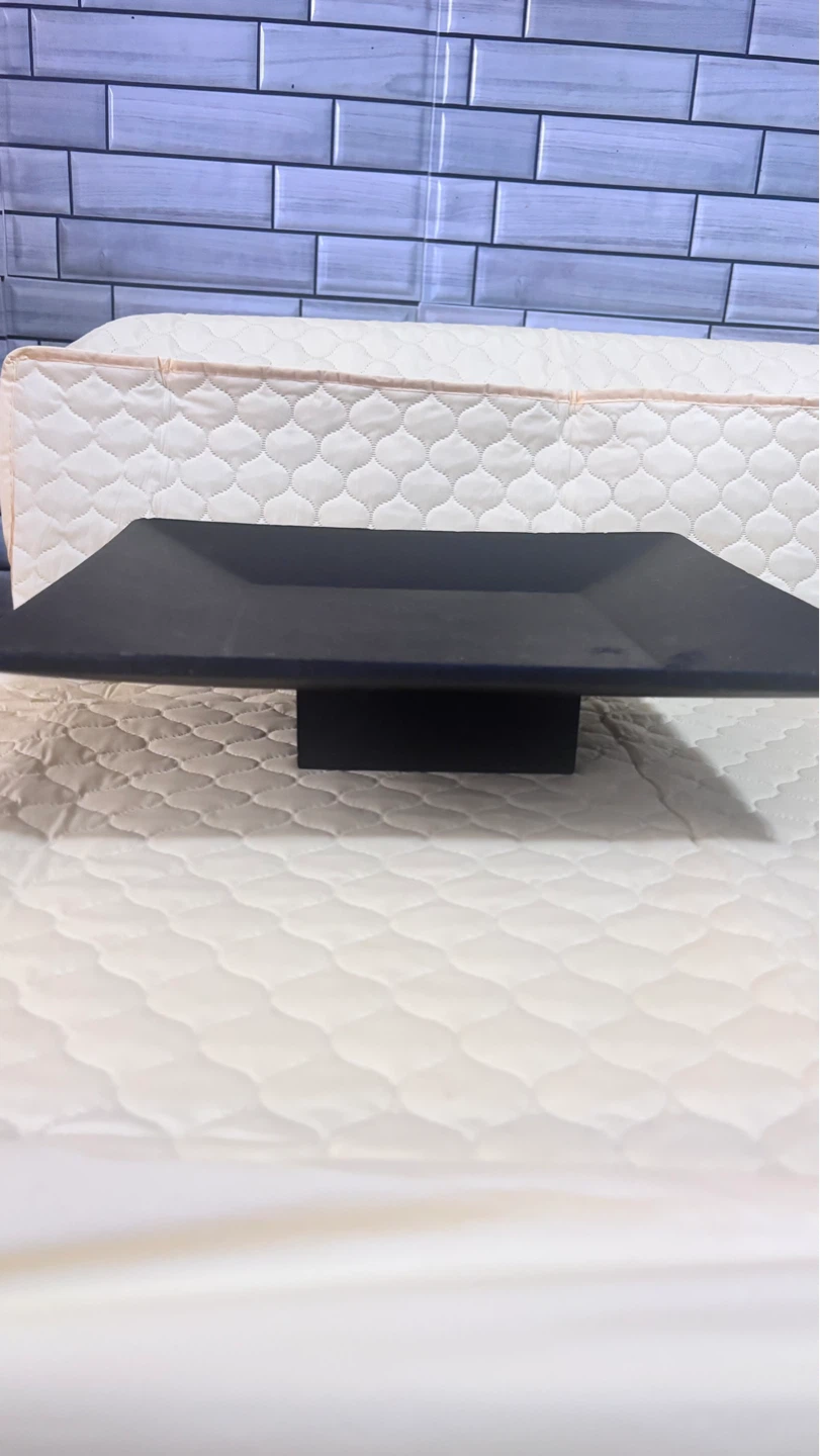 ⚽ Black Square Serving Platter