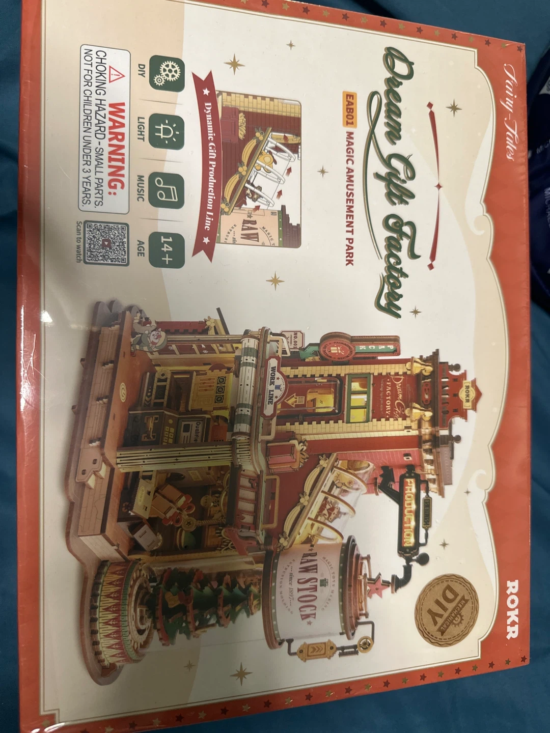 ⚽️ ROKR Dream Gifts Factory Magic Amusement Park DIY Model Kit