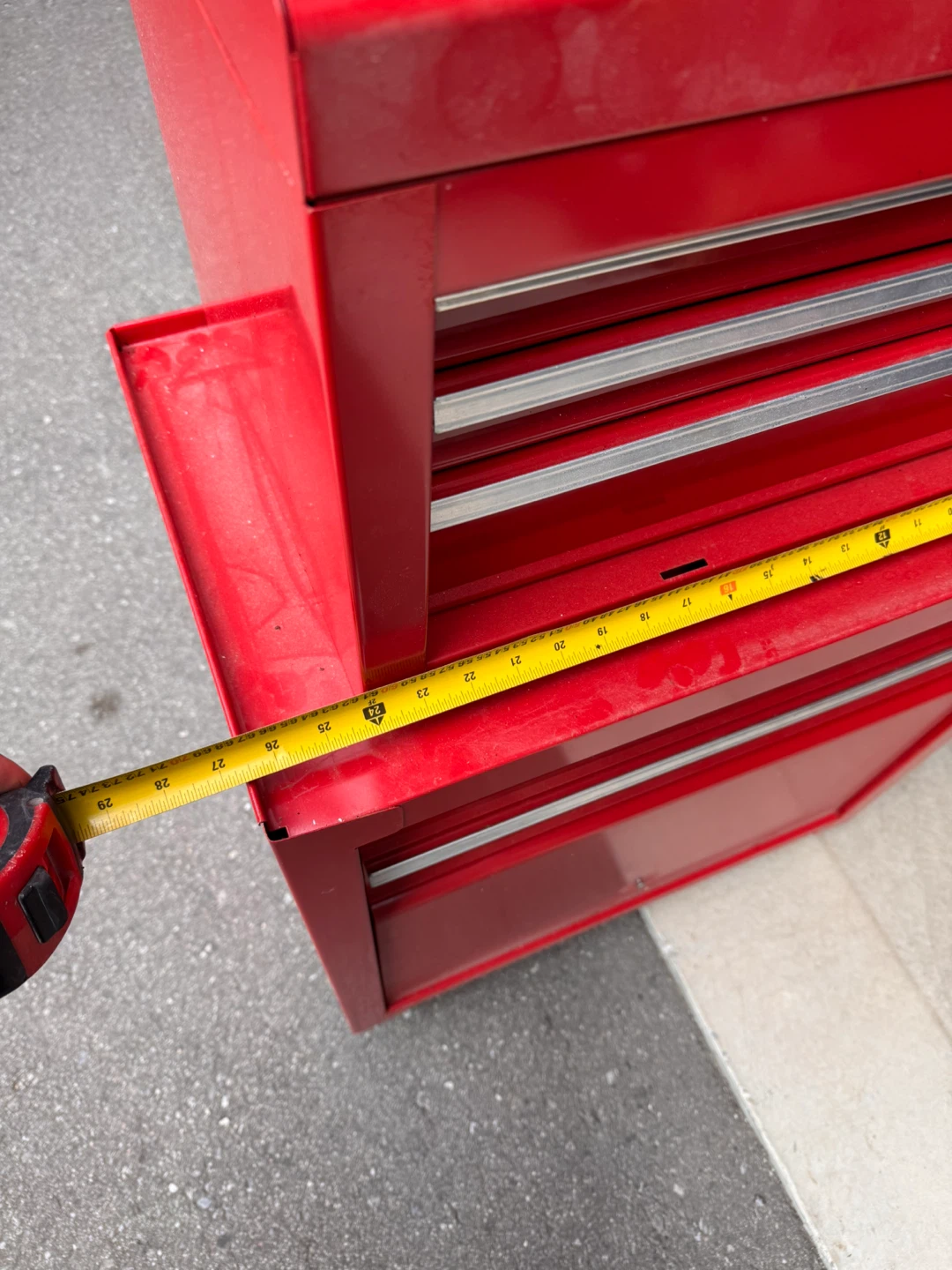 Two Waterloo Red Rolling Tool Chest - photo 4