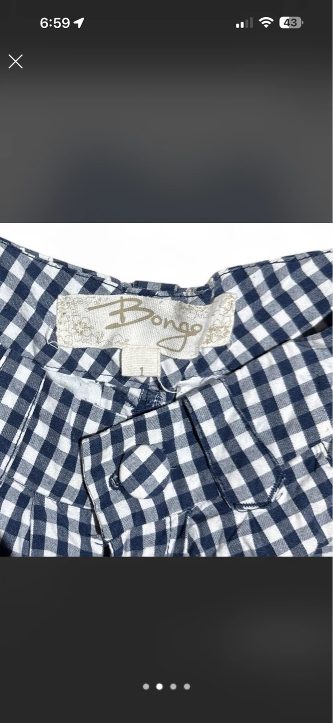 Bongo Gingham Shorts Size 1 - photo 2