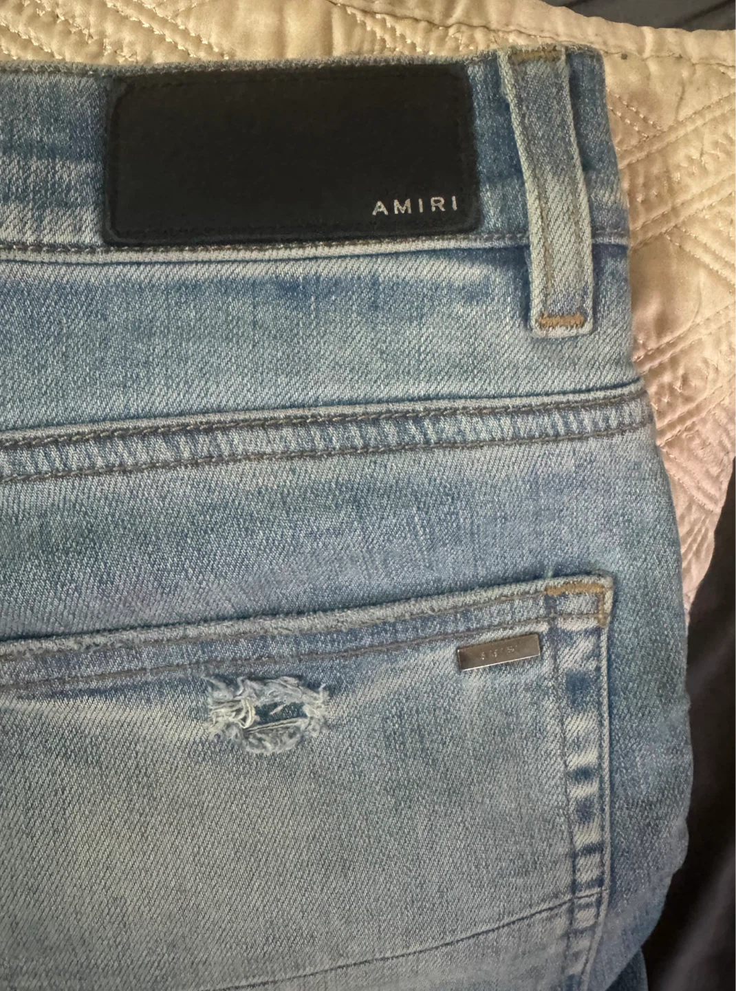 Amiri Patchwork Jeans - photo 5