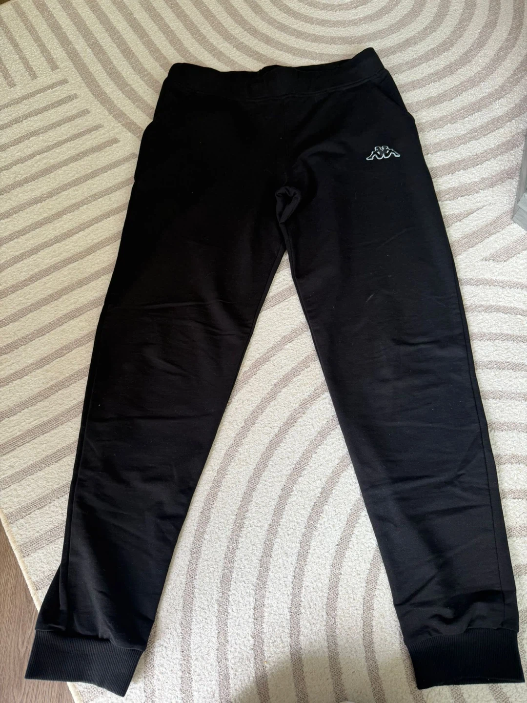 Kappa Black Joggers XL
