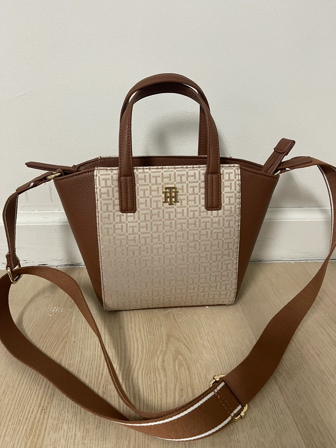 Tommy Hilfiger Monogram Mini Tote Bag