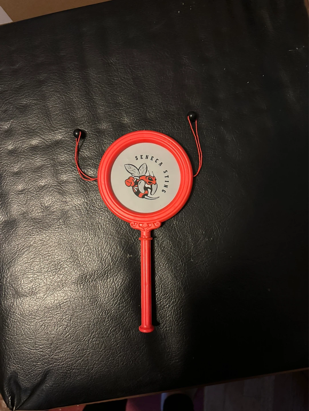 Red Seneca Sting Rattle Drum