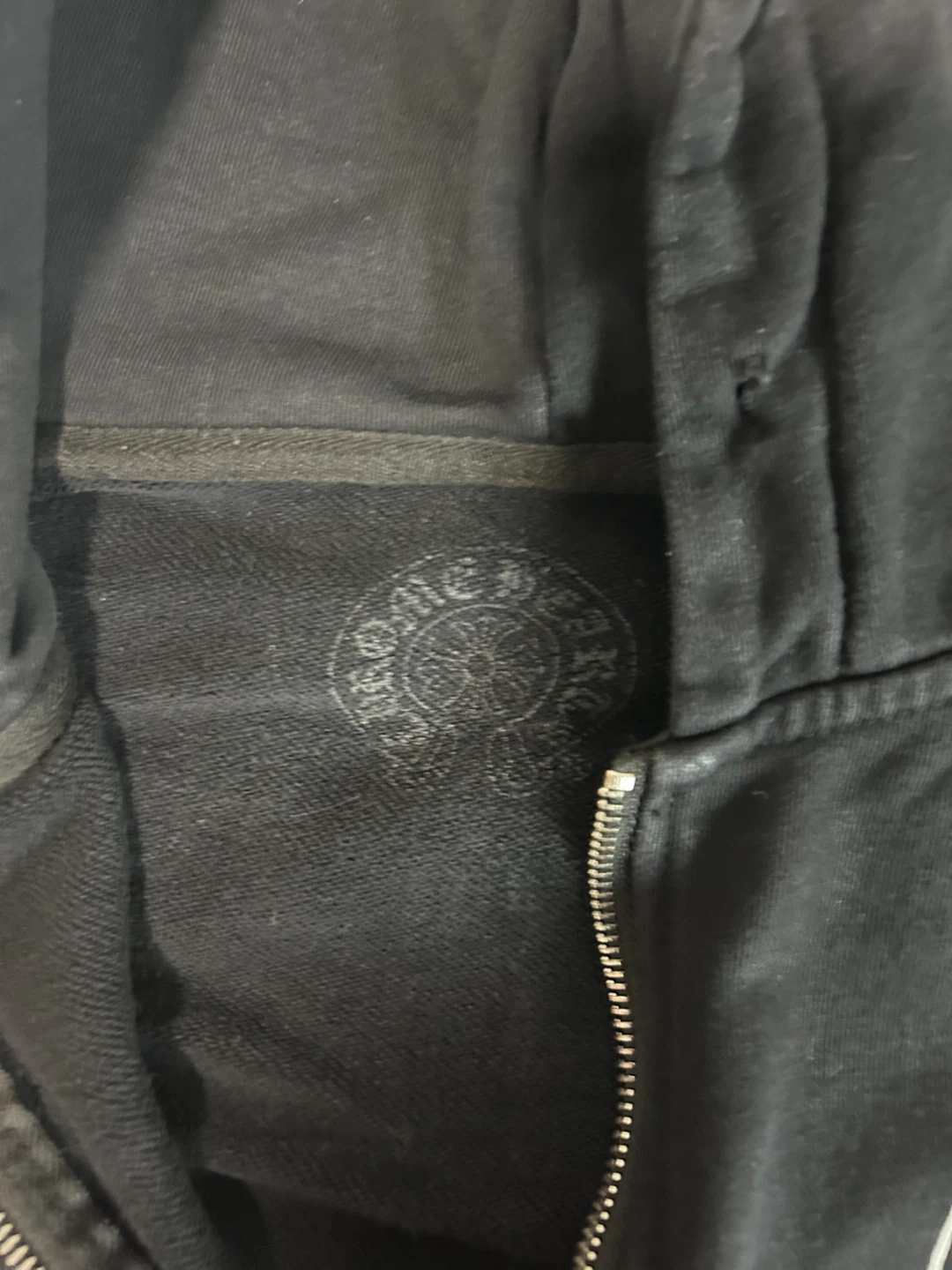Chrome Hearts Black Zip-Up Hoodie - photo 4