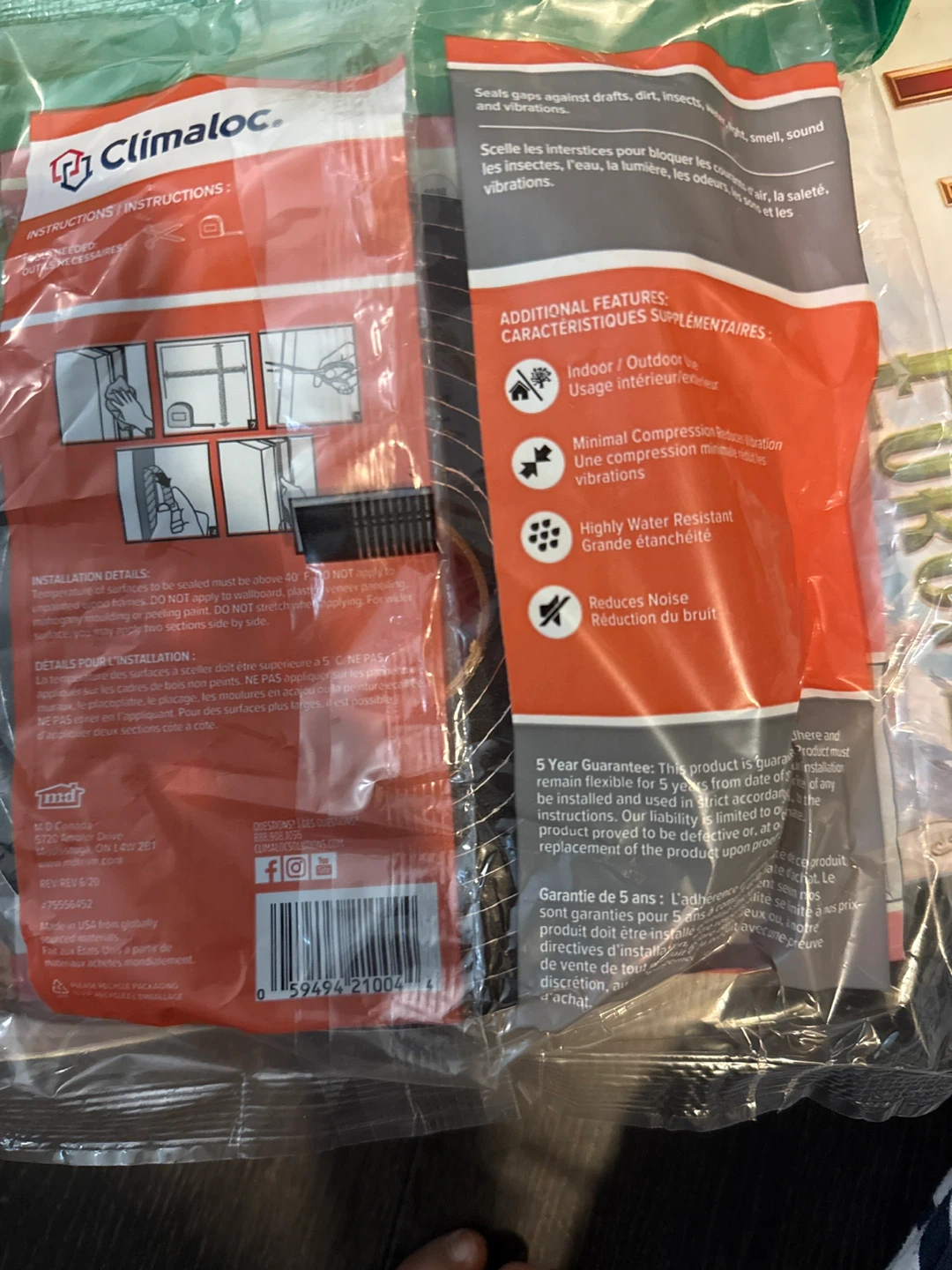 Climaloc Foam Window Seal - Medium Wide - photo 2