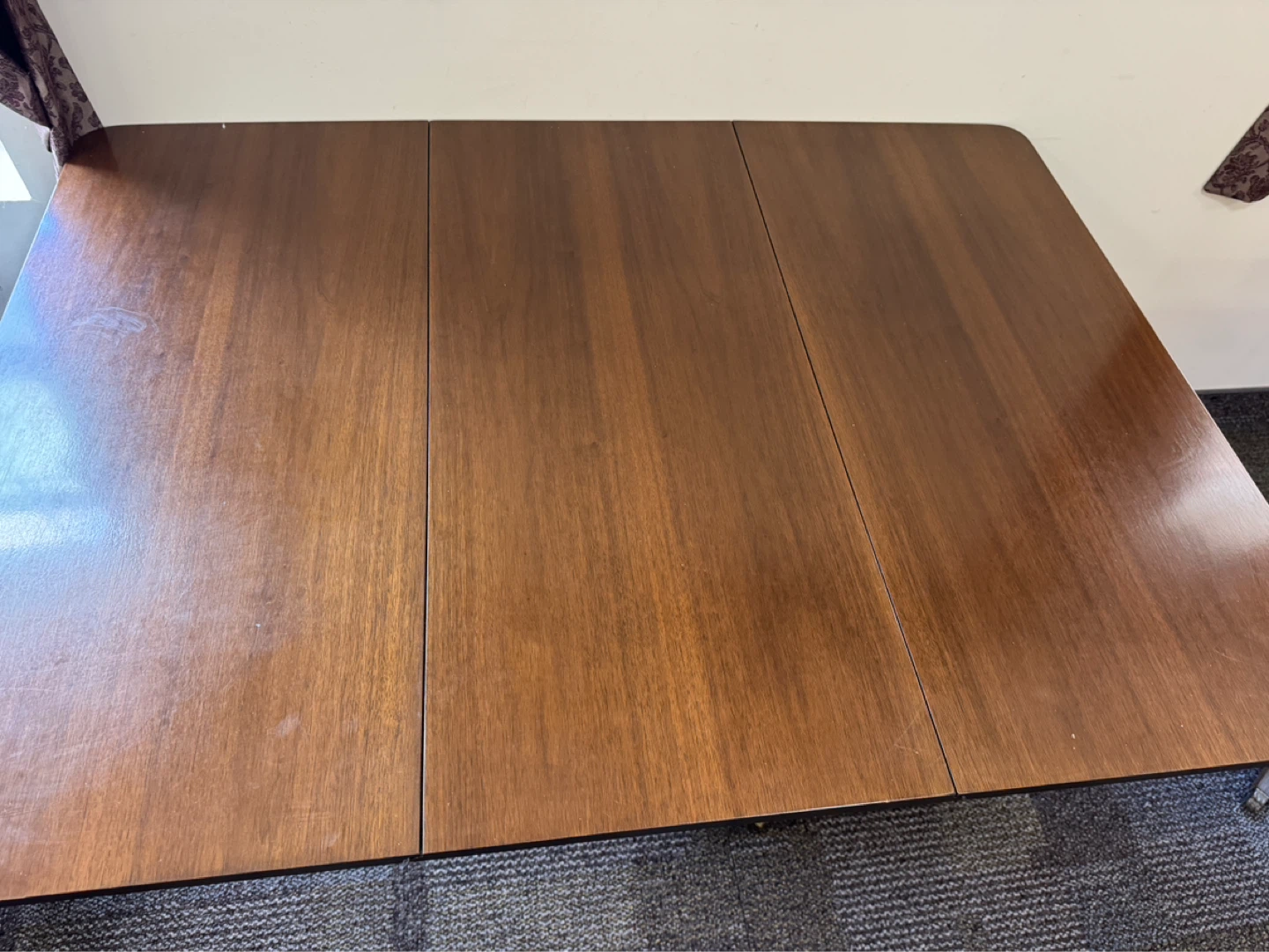 Mahogany Drop-Leaf Dining Table - photo 2
