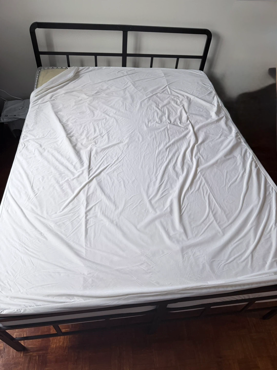 Queen Metal Bed Frame & Mattress - photo 4
