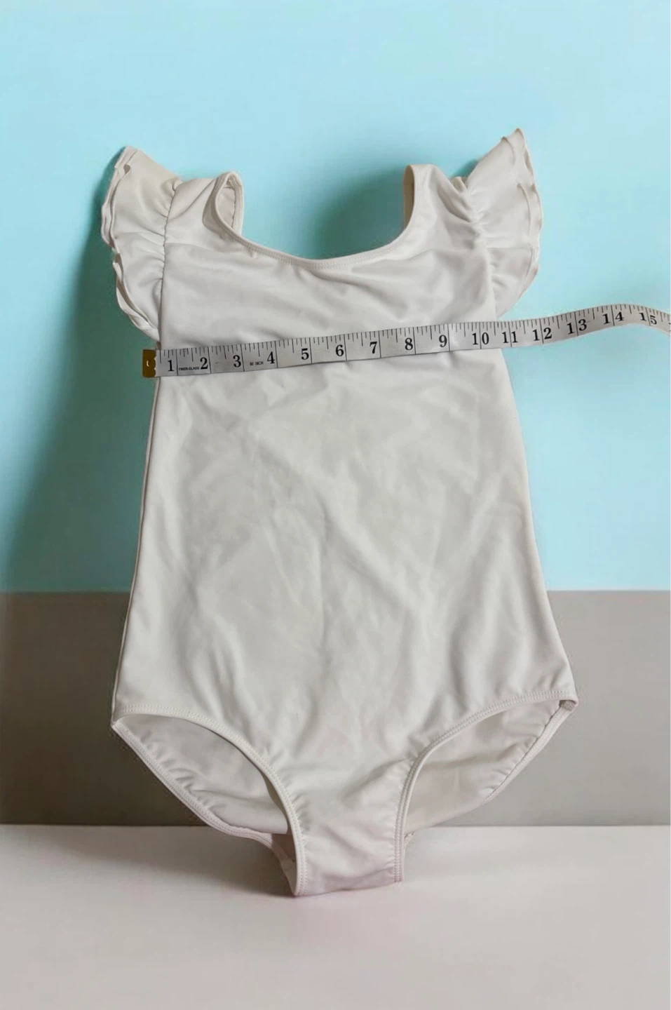 ⚽ White Ruffle Sleeve One-Piece Swimsuit - photo 3