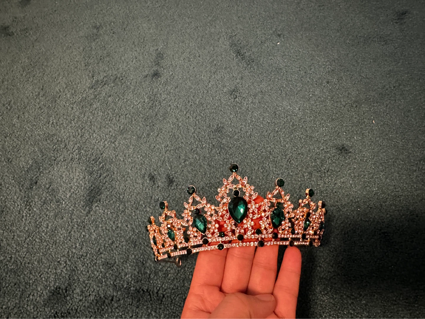 Emerald and Crystal Tiara - photo 2