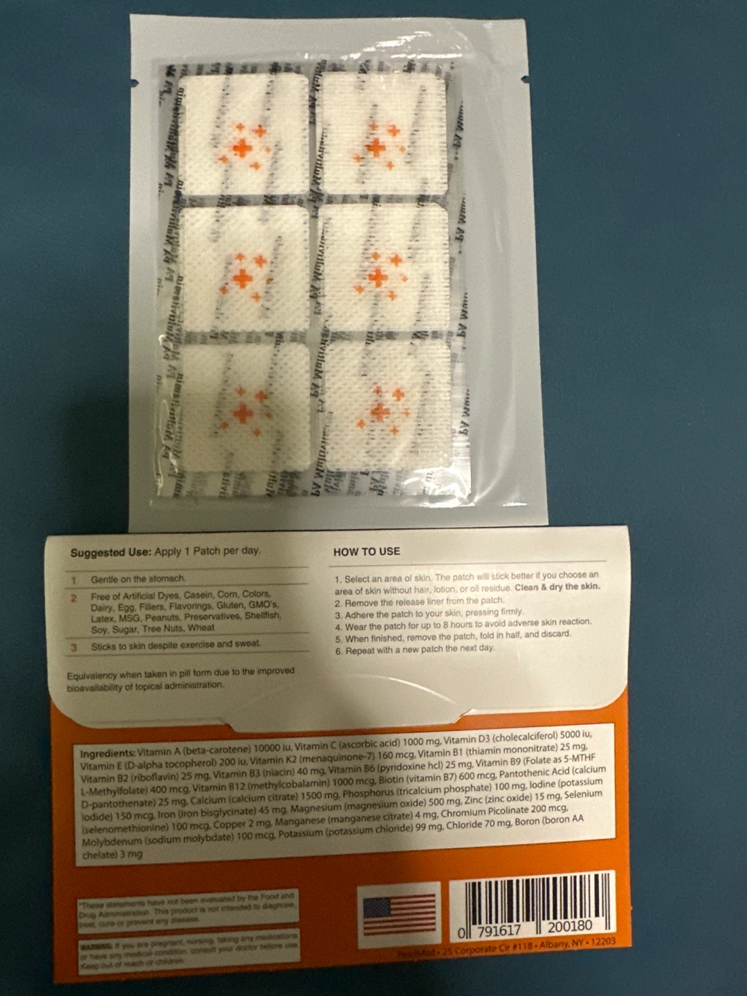 ⚽️ Patch Aid Multivitamin Plus Patches - 30 Count - photo 2