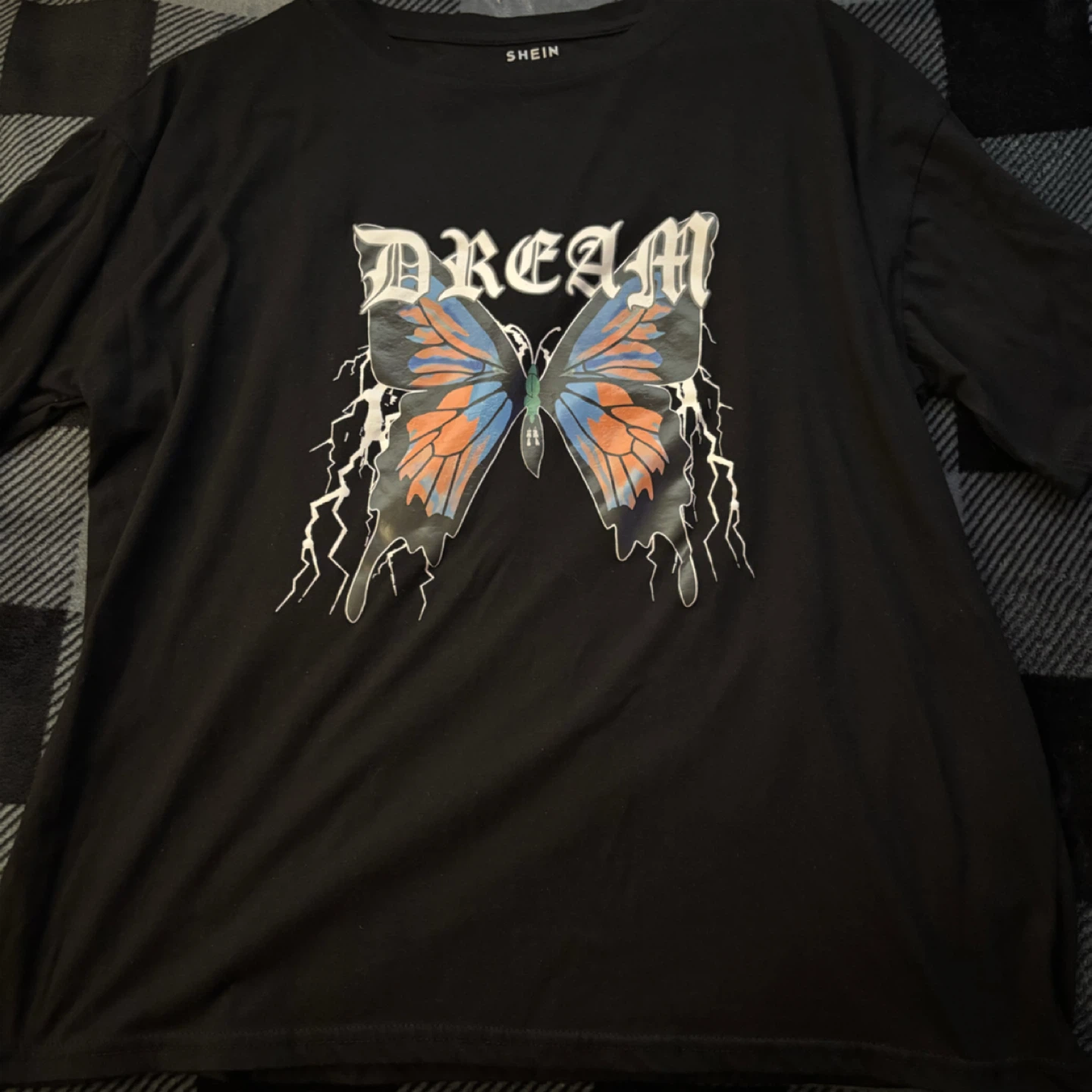 SHEIN Butterfly "DREAM" Graphic T-Shirt - *Size Women XL* - photo 2