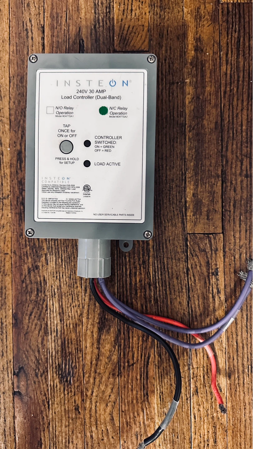 Insteon 240V 30 Amp Load Controller (Dual-Band) - photo 2