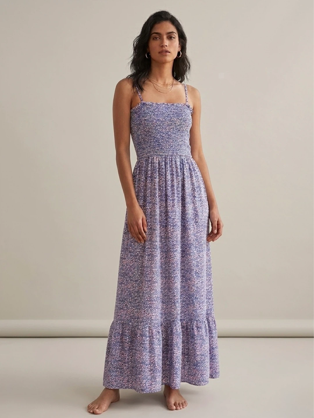 New Pact Floral Maxi Dress - Size Medium