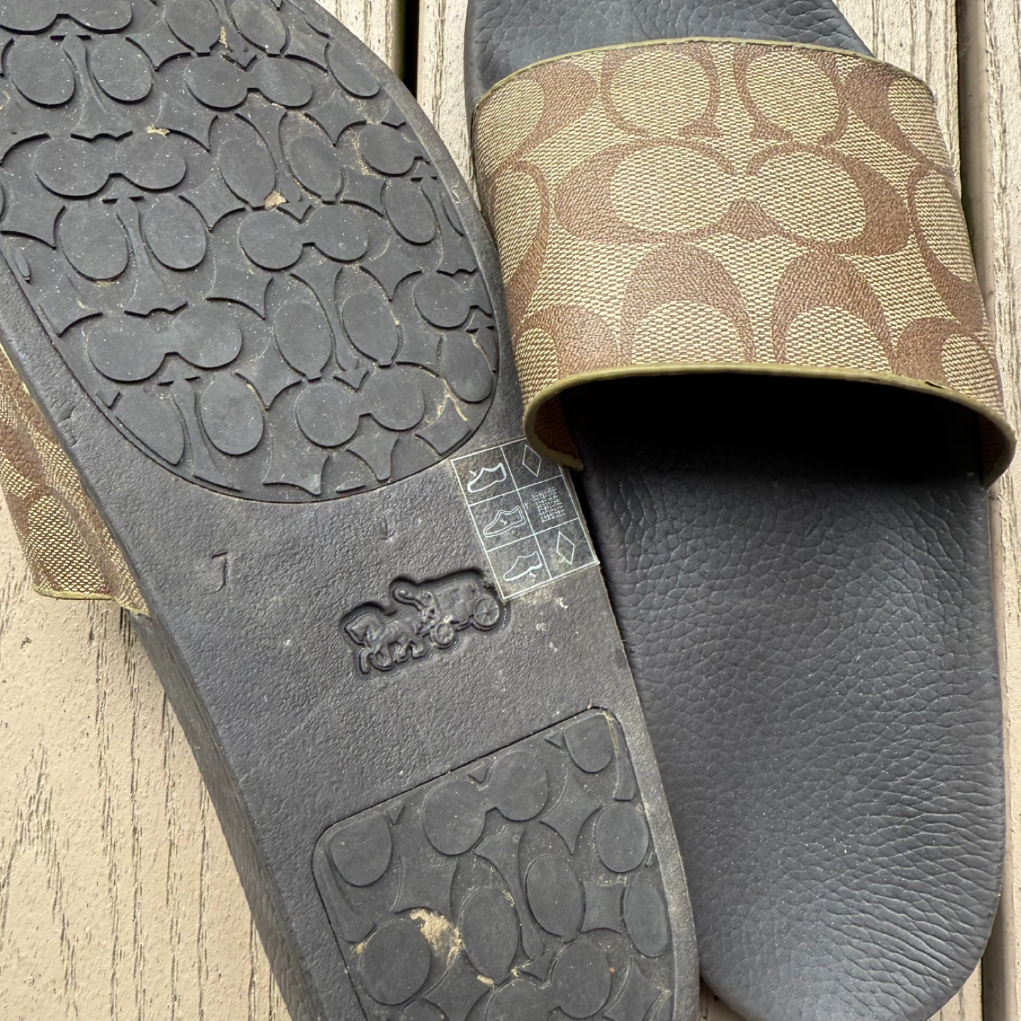 Coach Signature C Slide Sandals - photo 2