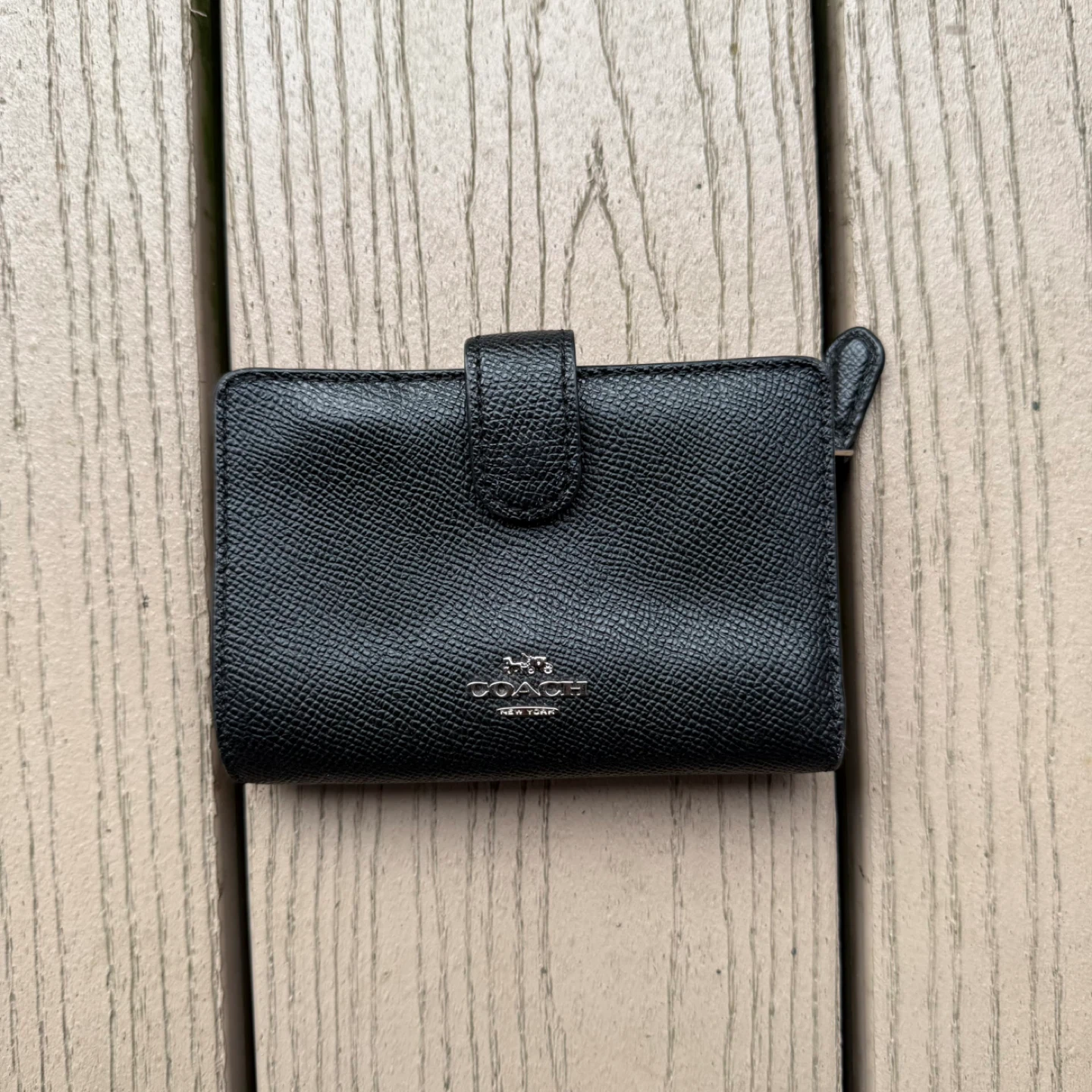 Coach Small Black Wallet