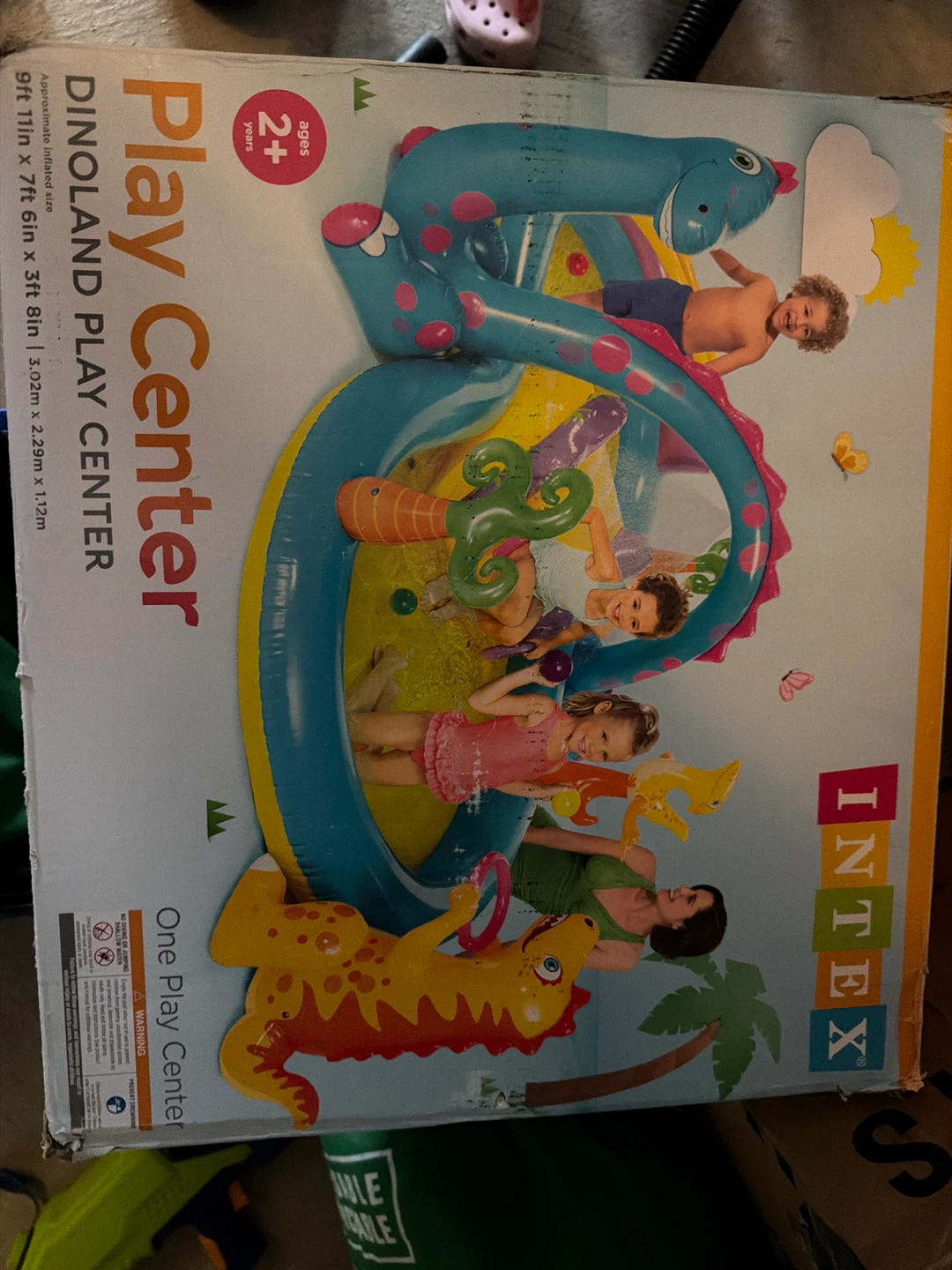 Intex Dinoland Play Center - 9ft 11in x 7ft 6in x 3ft 8in