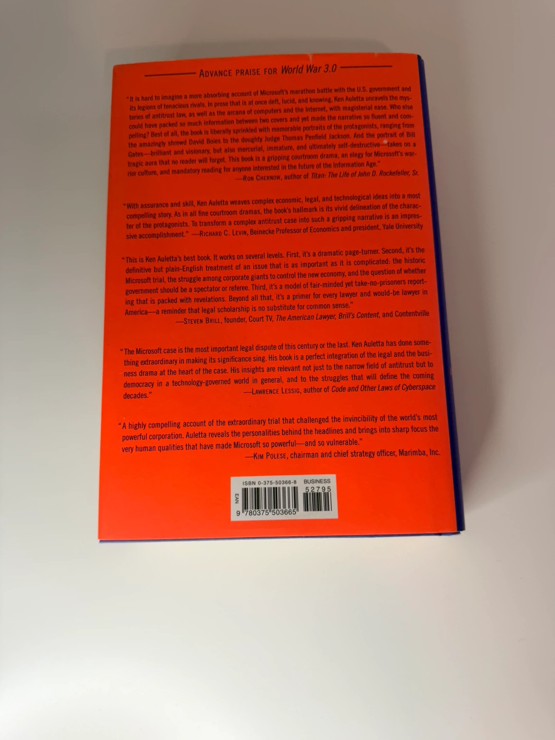 World War 3.0: Microsoft and Its Enemies by Ken Auletta - photo 2