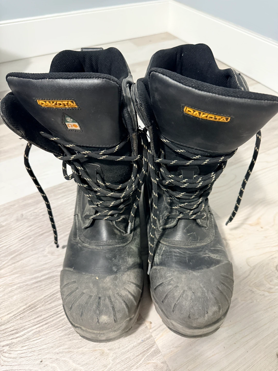 Dakota Black Work Winter Boots