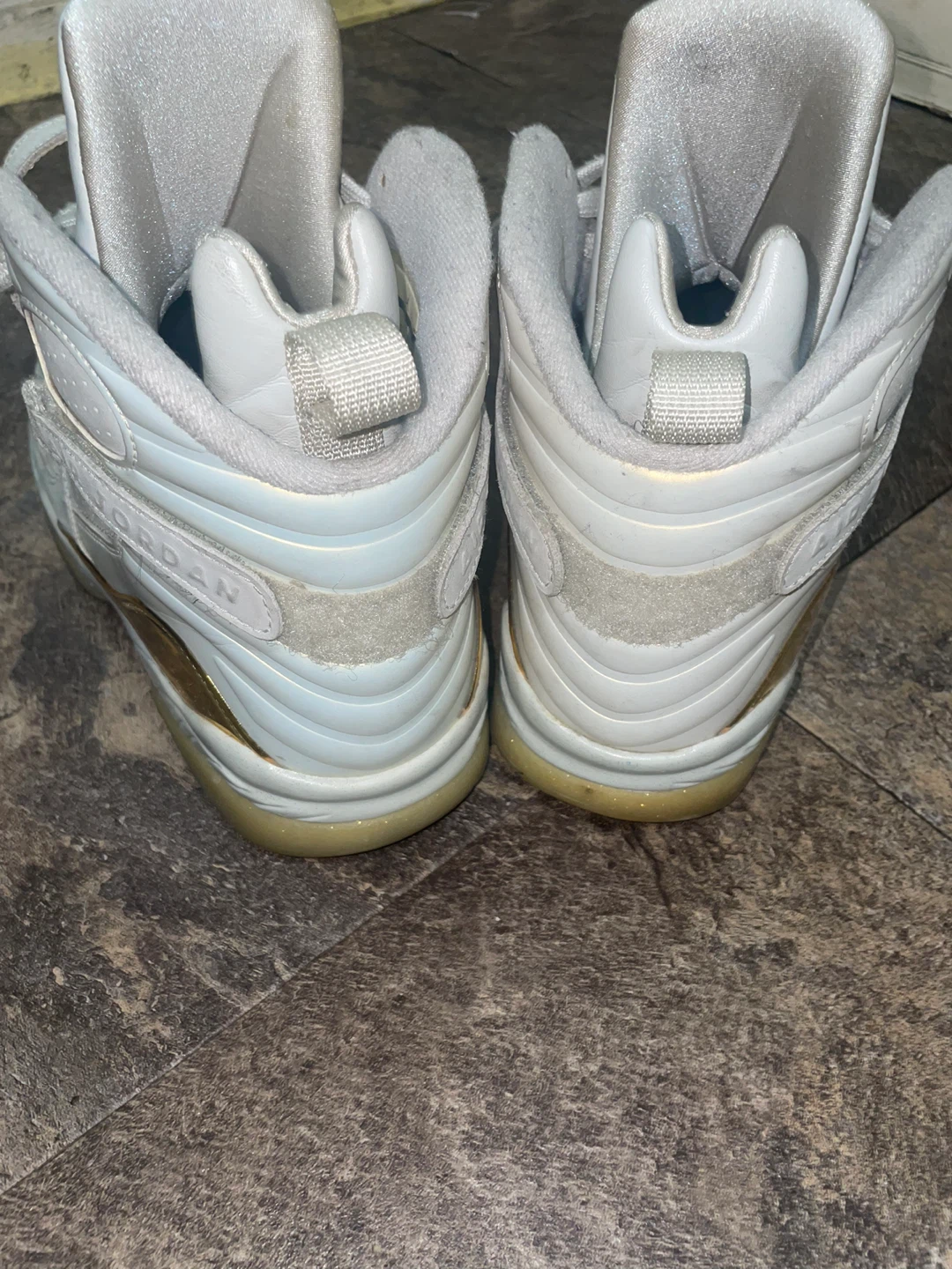 Air Jordan 8 Retro Champagne Sneakers - photo 2
