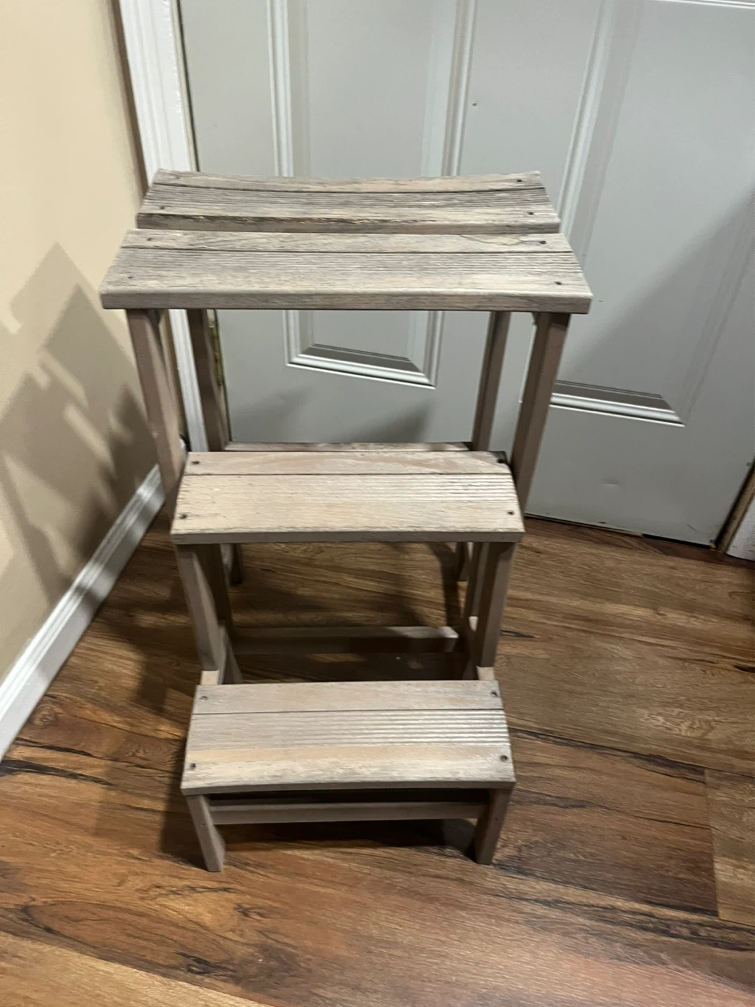 Wooden Step Stool Ladder - photo 2