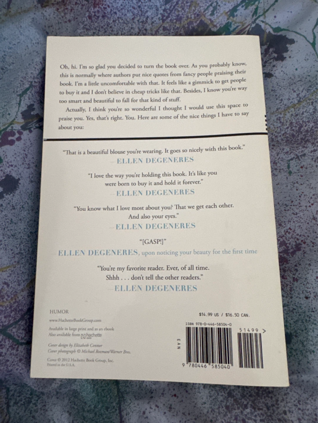 Ellen DeGeneres Seriously... I'm Kidding Book ⚽️ - photo 2