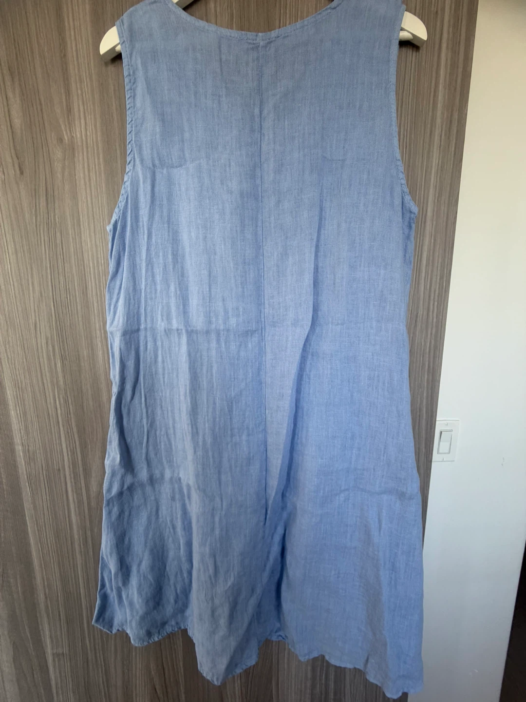 Rosemarine Blue Linen Blend Dress XL - photo 2
