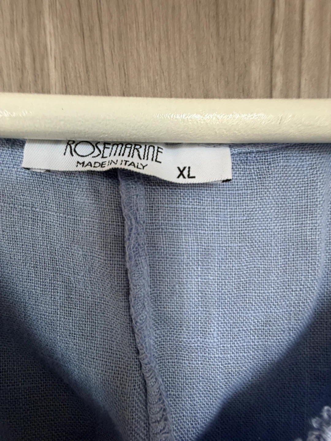 Rosemarine Blue Linen Blend Dress XL - photo 3