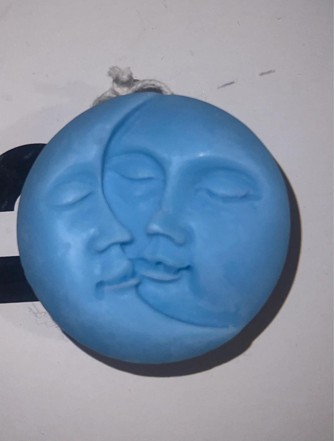 Blue Moon Face Candle - photo 2