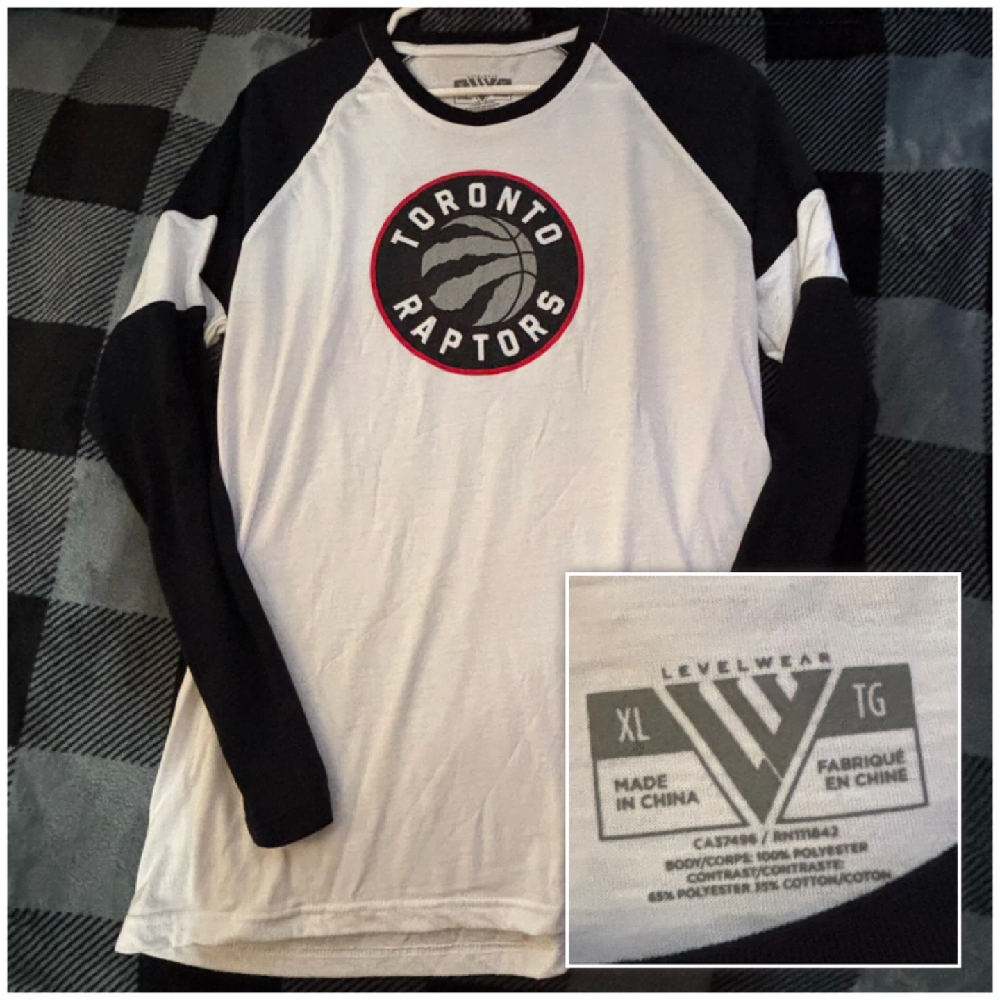 Toronto Raptors - Long Sleeve Shirt - *Size Women XL*