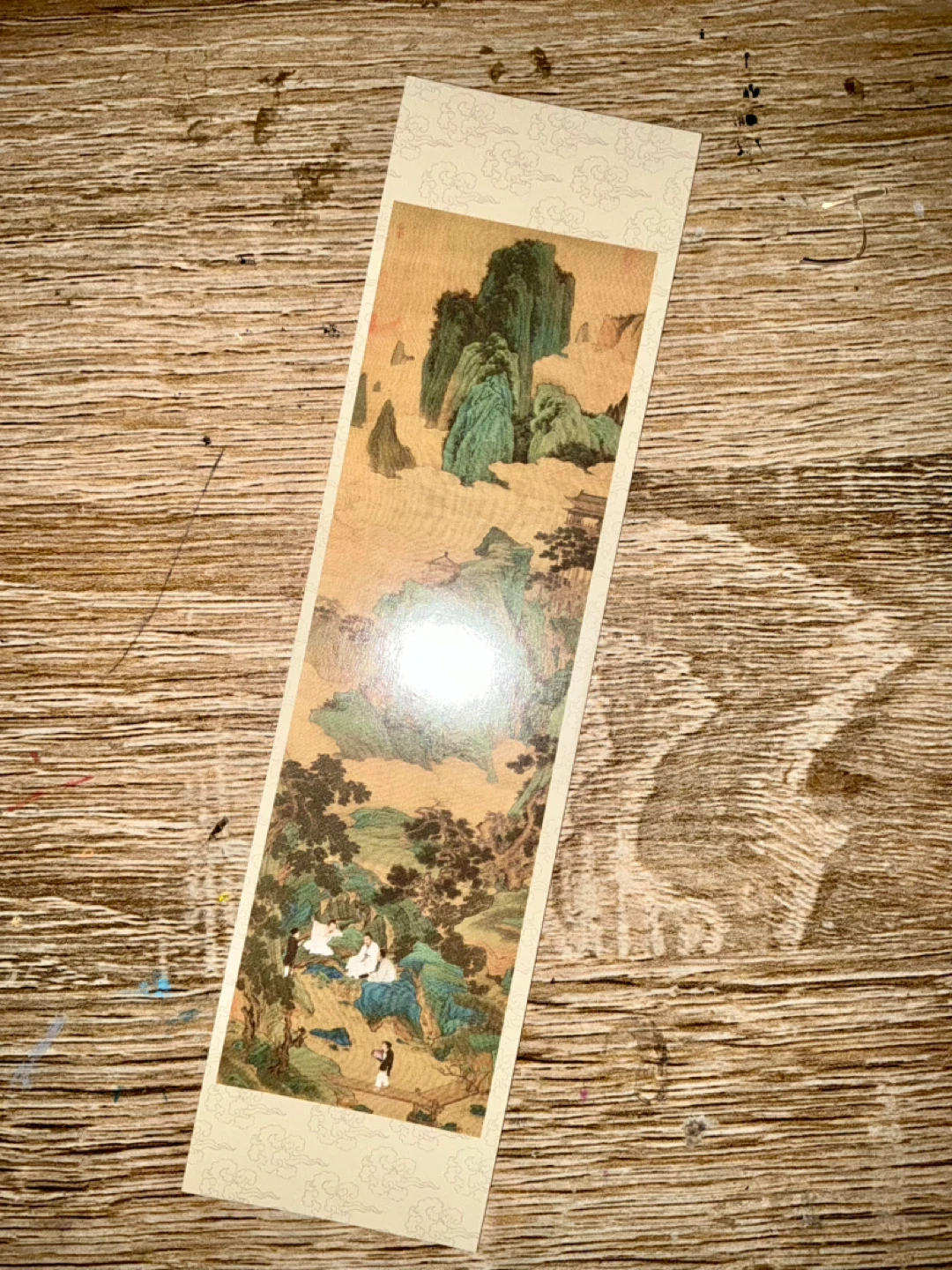 Decorative Bookmark with Chinese Landscape Painting ⚽ - photo 2