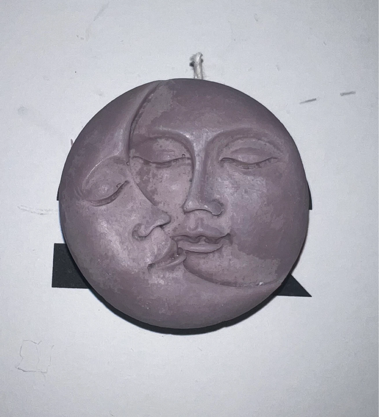 Moon Face Candle