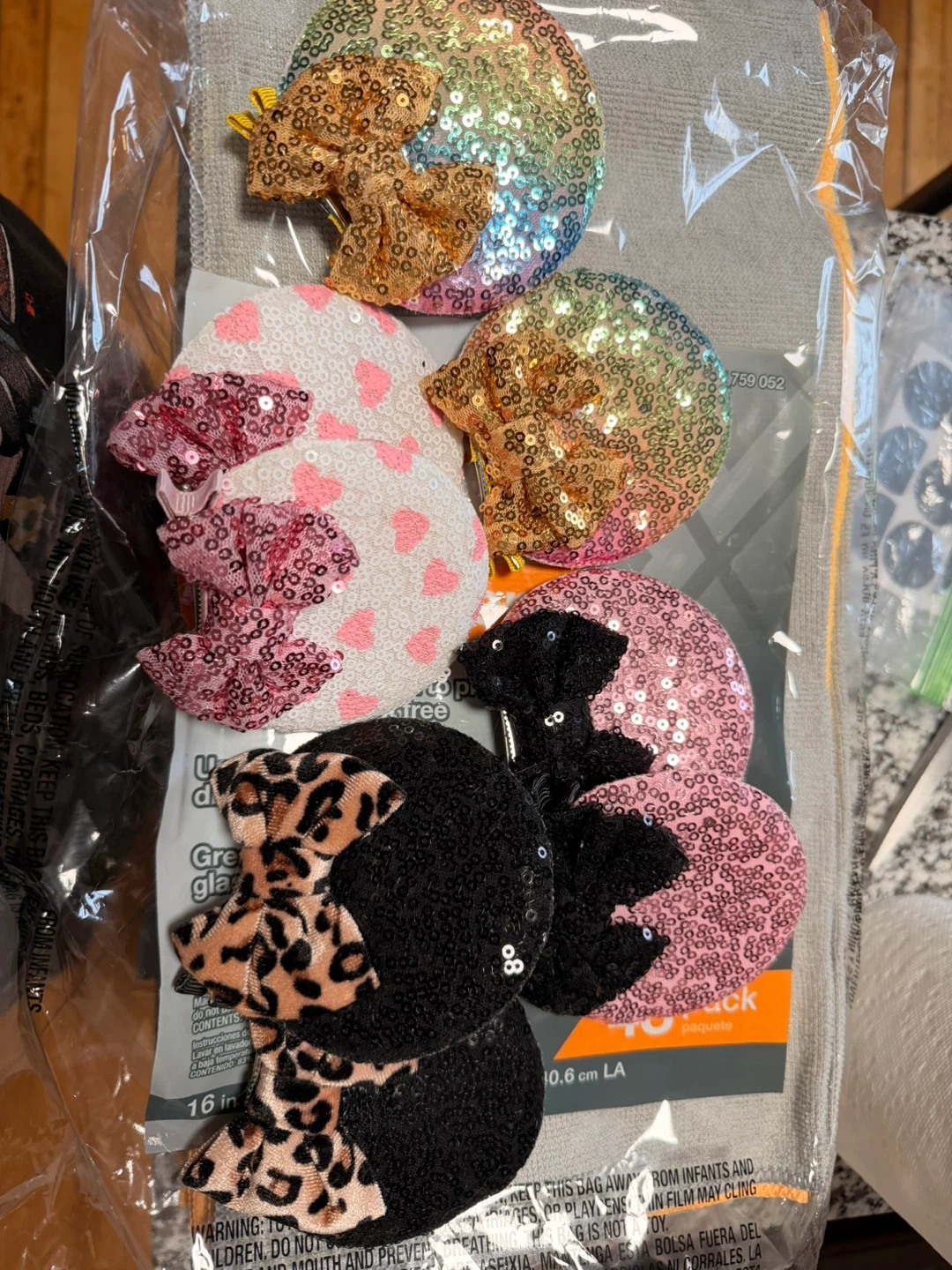 Disney ear clips