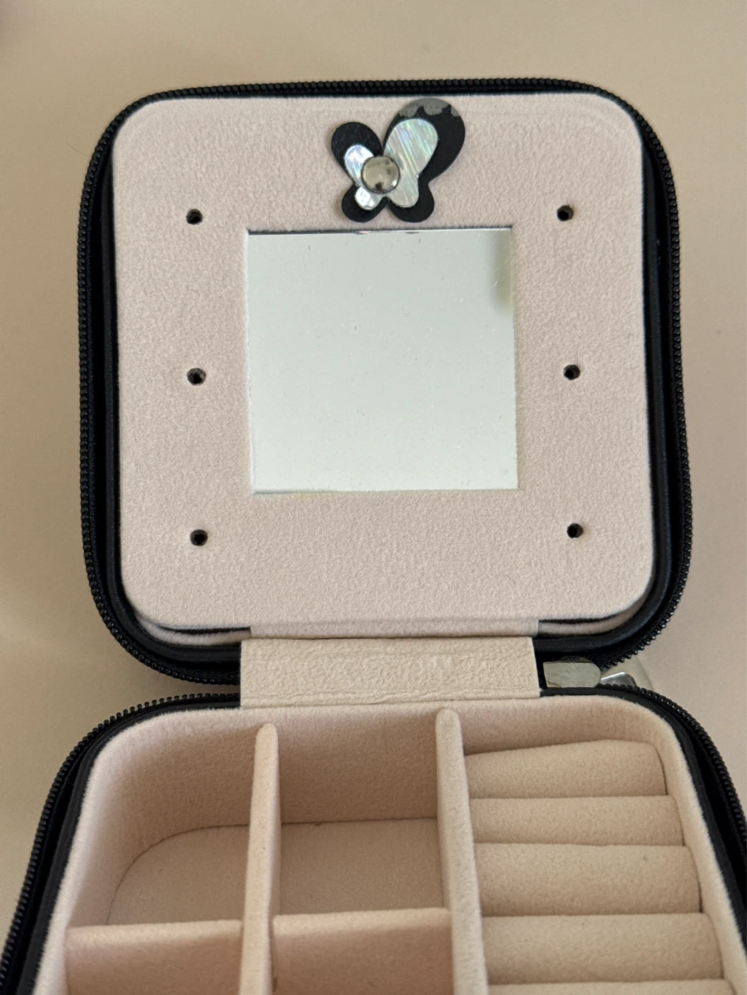 Jewelry Organizer Box with Mirror travel size ⚽️ - photo 2