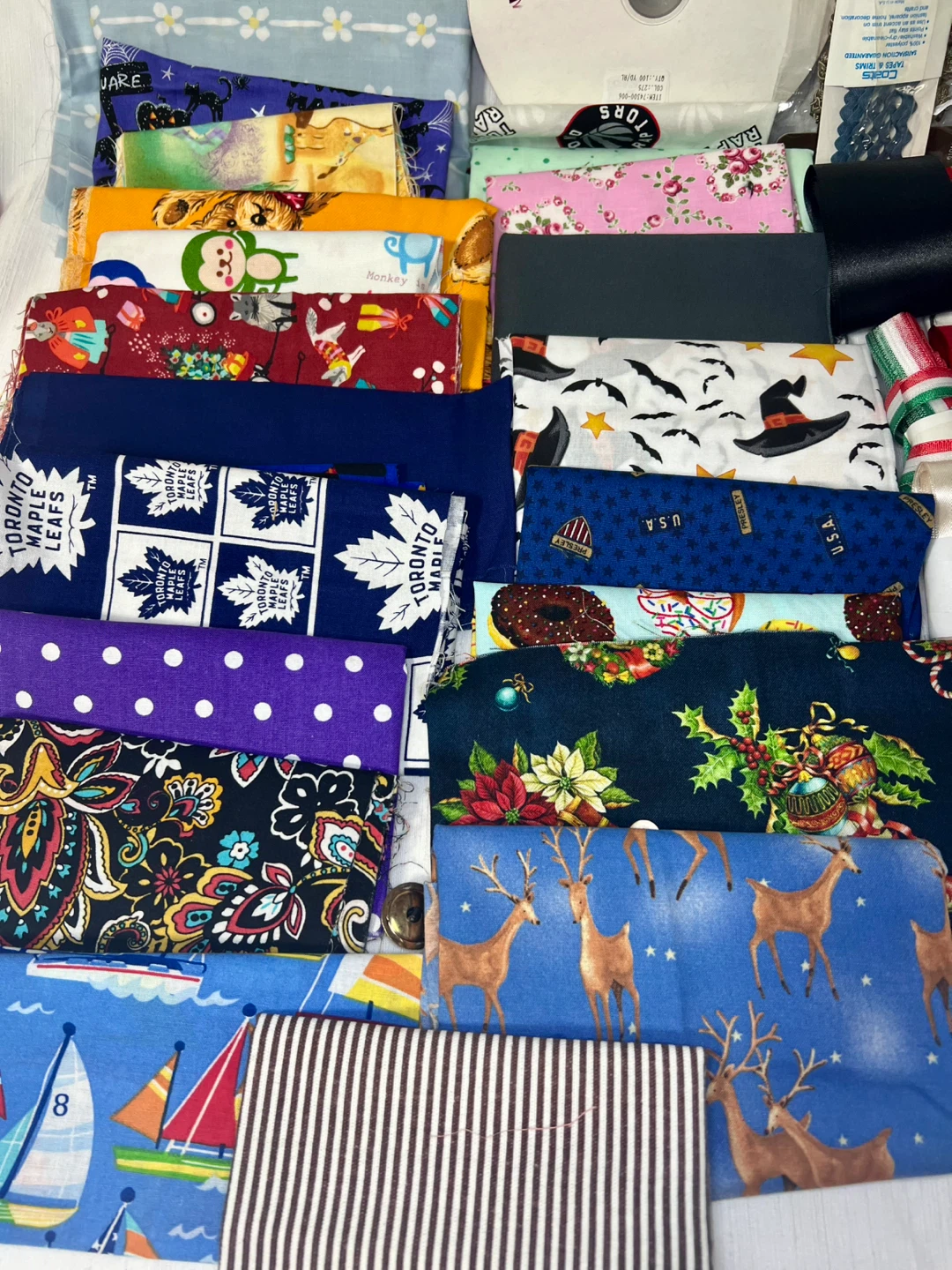 Crafting Bundle: Fabric, Ribbons & Buttons - photo 2