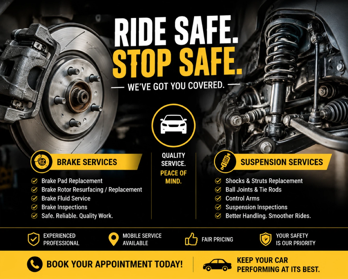 Car Brake & Suspension Services