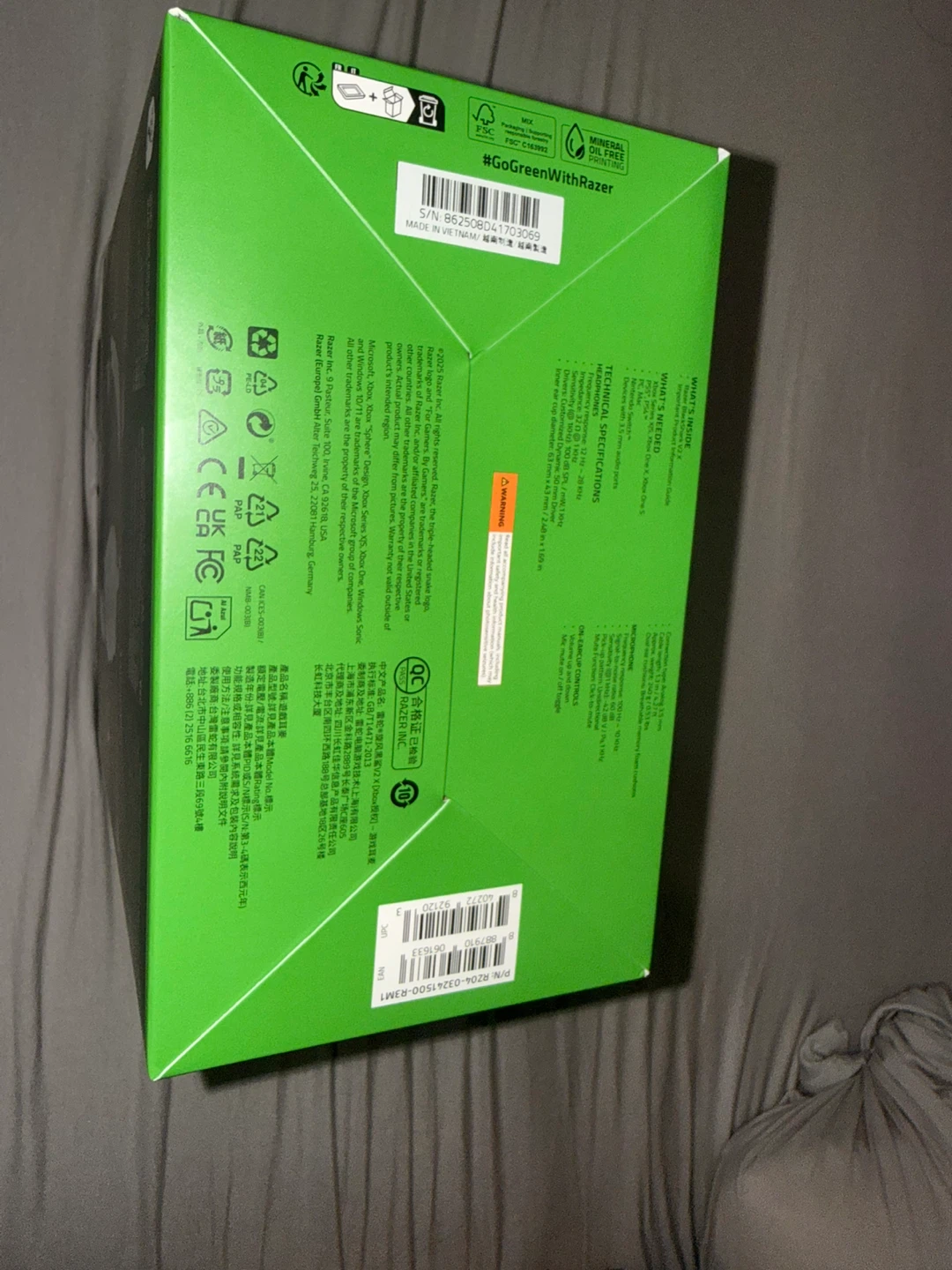 Razer Blackshark V2 X White Edition Wired Gaming Headset - photo 4
